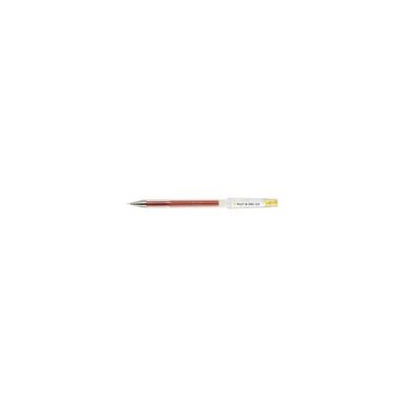 Penna gel Pilot G-Tec C4 - Extra fine - Ricaricabile - Punta a sfera da 0,4 mm - Corsa da 0,2 mm - Colore giallo 12pz 12pz