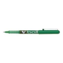 Penna Pilota a inchiostro liquido V Ball 05 Roller - Punta tonda 0,5 mm - Corsa 0,3 mm - Colore Verde 12pz 12pz