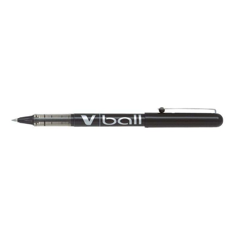 Pilot Boligrafo de tinta liquida V Ball 07 Rollerball - Punta de bola redonda 0.7mm - Trazo 0.5mm - Color Negro Pilot Boligrafo de tinta liquida V Ball 07 Rollerball - Punta de bola redonda 0.7mm - Trazo 0.5mm - Color Negro