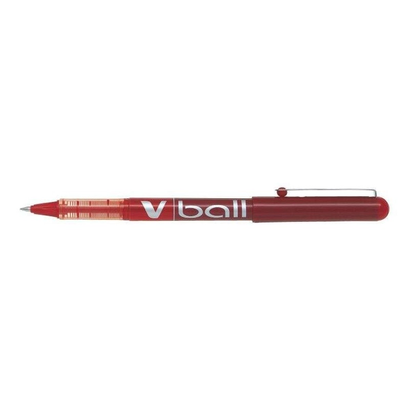 Penna a inchiostro liquido Pilot V Ball 07 Roller - Punta a sfera tonda 0,7 mm - Corsa 0,5 mm - Colore rosso 12pz 12pz Penna a inchiostro liquido Pilot V Ball 07 Roller - Punta a sfera tonda 0,7 mm - Corsa 0,5 mm - Colore rosso 12pz 12pz