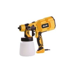 Pistola Elettrica per Verniciatura Blim - Potenza 550W - Serbatoio 800ml - Regolazione Flusso - Ugello 1,8mm - Colore Giallo