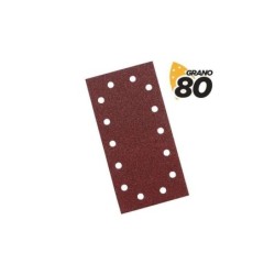 Blim Confezione da 10 Carte Vetrate per Levigatrice BL0123 - Grana 80 - Formato Rettangolare