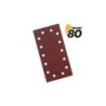 Blim Confezione da 10 Carte Vetrate per Levigatrice BL0123 - Grana 80 - Formato Rettangolare