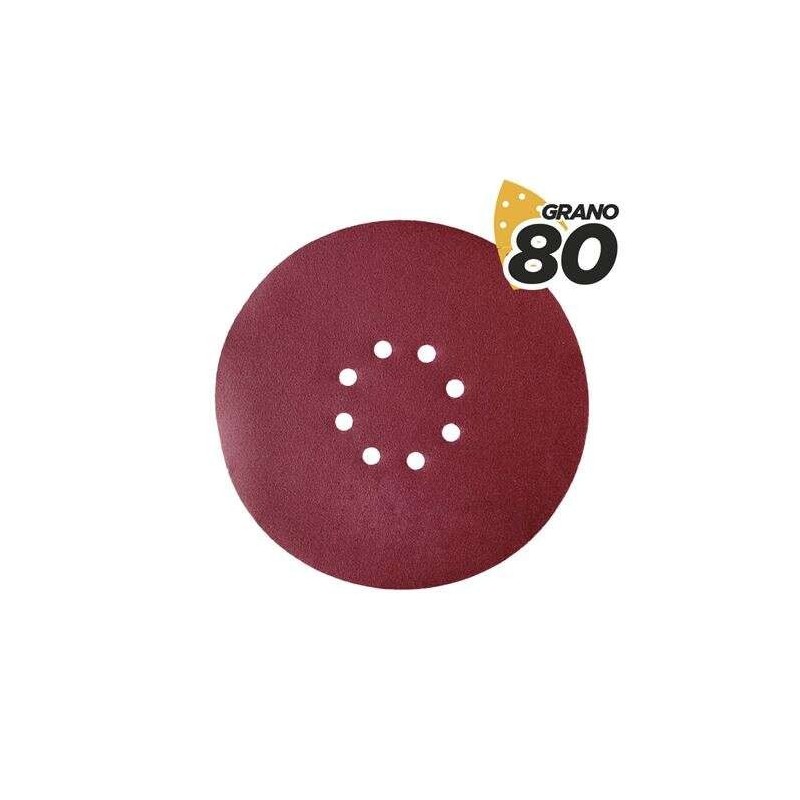 Blim Confezione da 5 Carte Vetrate con Velcro per Levigatrice BL0223 - Grana 80 - Formato Circolare Blim Confezione da 5 Carte Vetrate con Velcro per Levigatrice BL0223 - Grana 80 - Formato Circolare