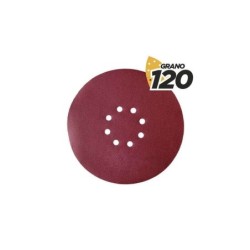 Blim Pack de 5 Lijas con Velcro para Lijadora BL0223 - Grano 120 - Formato Circular