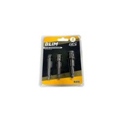 Blim Kit 3 Adattatori Da 1/4 Esagonale A 1/4-3/8-1/2