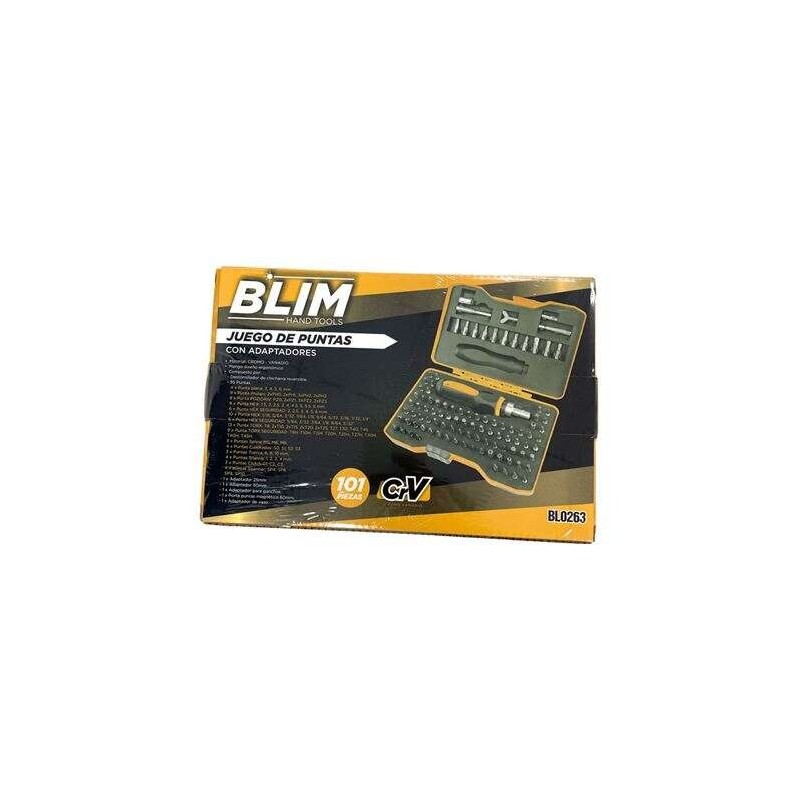 Set di punte Blim da 101 pezzi con adattatori Set di punte Blim da 101 pezzi con adattatori