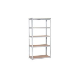 Scaffalatura Zincata Blim 5 Ripiani Regolabili - Misure 180x120x45cm - Peso max. 250 kg per ripiano