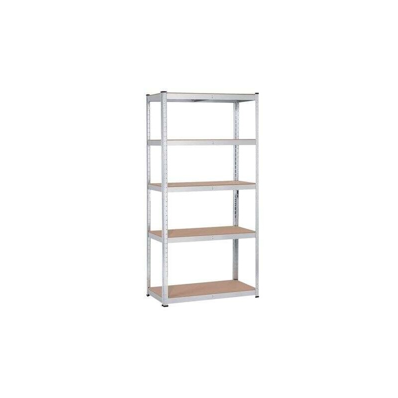 Blim Estanteria Galvanizada 5 Baldas Ajustables - Medidas 180x120x45cm - Peso Max. 250kg por Balda Blim Estanteria Galvanizada 5 Baldas Ajustables - Medidas 180x120x45cm - Peso Max. 250kg por Balda