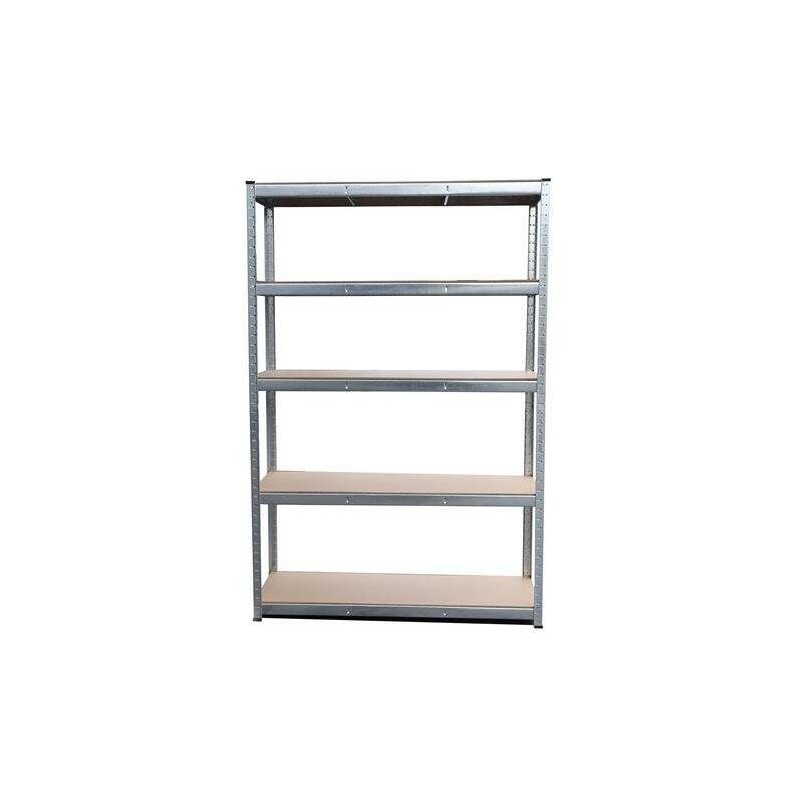 Blim Estanteria Galvanizada 5 Baldas Ajustables - Medidas 180x90x45cm - Peso Max. 265kg por Balda Blim Estanteria Galvanizada 5 Baldas Ajustables - Medidas 180x90x45cm - Peso Max. 265kg por Balda