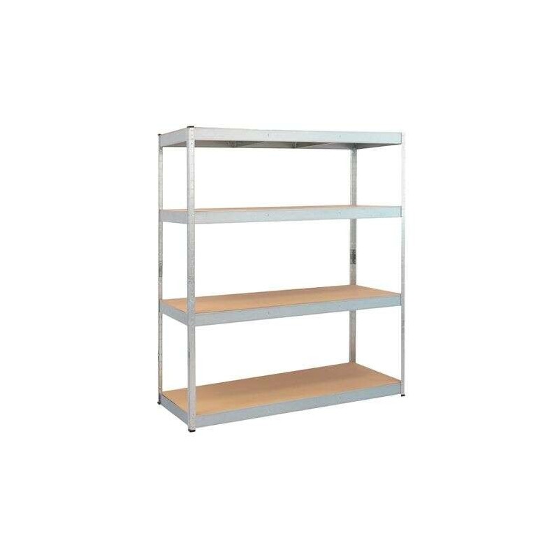 Scaffalatura Zincata Blim 4 Ripiani Regolabili - Misure 180x160x60cm - Peso max. 600 kg per ripiano Scaffalatura Zincata Blim 4 Ripiani Regolabili - Misure 180x160x60cm - Peso max. 600 kg per ripiano