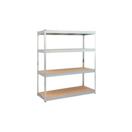 Scaffalatura Zincata Blim 4 Ripiani Regolabili - Misure 180x160x60cm - Peso max. 600 kg per ripiano