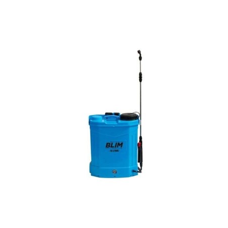 Solfatore posteriore a batteria Blim 12V 16L - Campo di pressione 0,2 - 0,45mpa - Regolatore di potenza - Lancia inossidabile