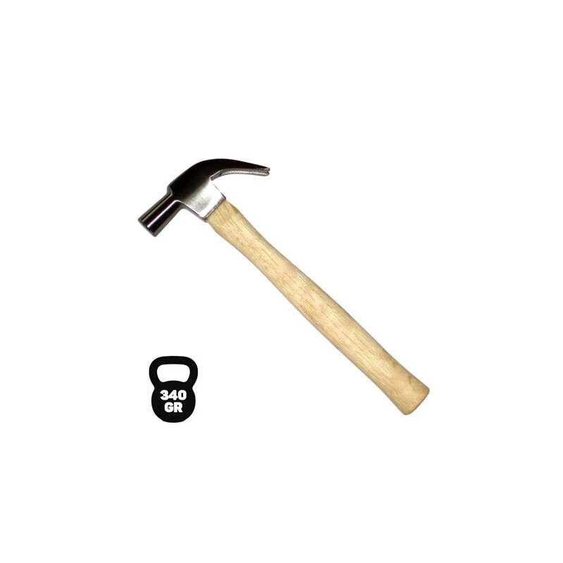 Martello da Carpentiere Blim - Peso 340 Gr - Colpi Precisi e Potenti - Manico in Legno Martello da Carpentiere Blim - Peso 340 Gr - Colpi Precisi e Potenti - Manico in Legno
