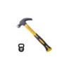 Blim Martillo de Oreja Tipo Americano - Peso 225 Gr - Cabeza de Acero Forjado - Mango de Fibra de Vidrio - Color Negro