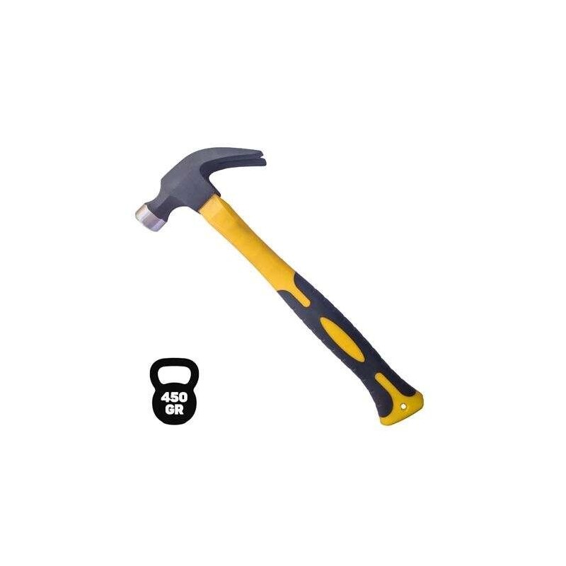 Martelletto Blim Tipo Americano - Peso 450 Gr - Testa in Acciaio Forgiato - Manico in Fibra di Vetro - Colore Nero Martelletto Blim Tipo Americano - Peso 450 Gr - Testa in Acciaio Forgiato - Manico in Fibra di Vetro - Colore Nero