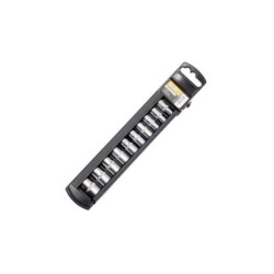 Set chiavi a bussola Blim - Misure: 5, 6, 7, 8, 9, 10, 11, 12, 13, 14mm - Misura 1/4" - Versatile e Resistente - Colore Ner
