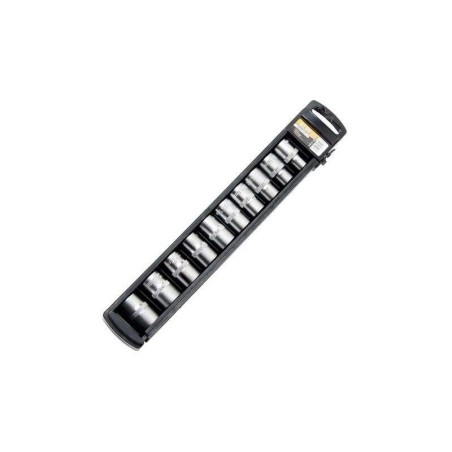 Set chiavi a bussola Blim - Misure: 10, 11, 12, 13, 14, 15, 16, 17, 18, 19mm - Misura 1/2" - Alta resistenza - Colore Nero