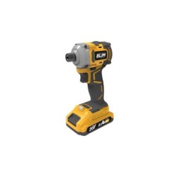Avvitatore a Percussione Blim Slim Serie S/Carbonio 20V - Batteria 2Ah - 220Nm - Colore Giallo