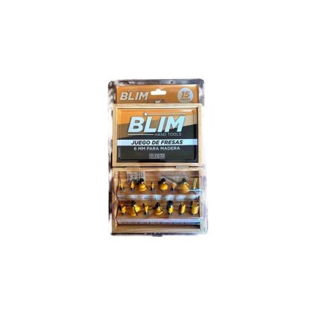 Blim Set 15 Frese per Legno da 6mm