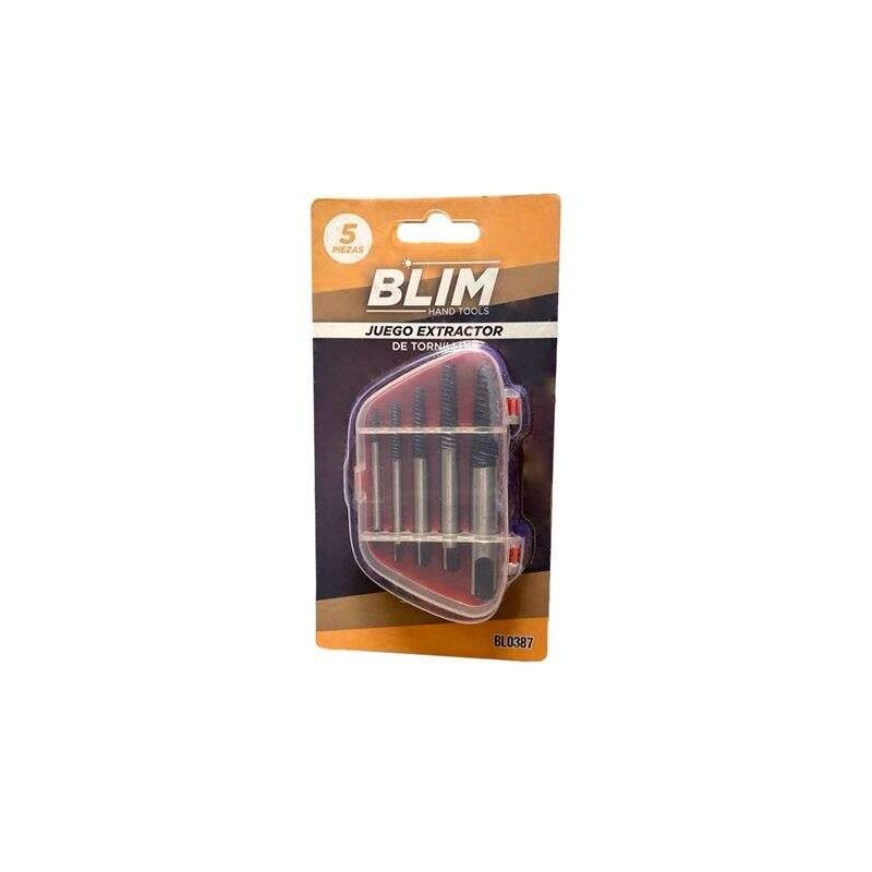 Set Estrattori Per Viti Blim 5 Pz Set Estrattori Per Viti Blim 5 Pz
