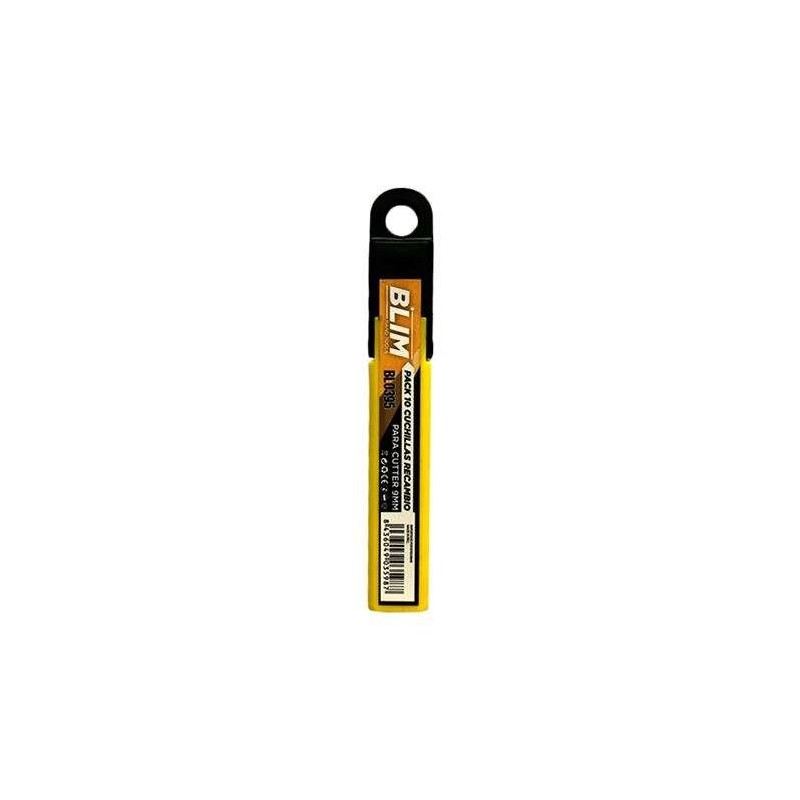Blim Pack 10 Lame di Ricambio per Cutter da 9mm Blim Pack 10 Lame di Ricambio per Cutter da 9mm