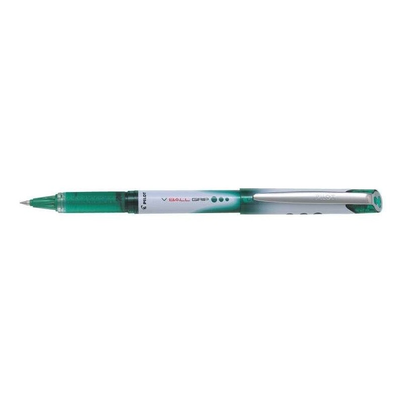Pilot Boligrafo de Tinta Liquida V Ball Grip 05 - Punta de Bola Conica 0.5mm - Trazo 0.3mm - Grip de Goma - Color Verde Pilot Boligrafo de Tinta Liquida V Ball Grip 05 - Punta de Bola Conica 0.5mm - Trazo 0.3mm - Grip de Goma - Color Verde