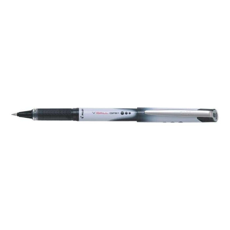 Pilot Boligrafo de Tinta Liquida V Ball Grip 07 - Punta de Bola Conica 0.7mm - Trazo 0.5mm - Grip de Goma - Color Negro Pilot Boligrafo de Tinta Liquida V Ball Grip 07 - Punta de Bola Conica 0.7mm - Trazo 0.5mm - Grip de Goma - Color Negro