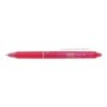 Penna gel cancellabile retrattile Frixion Clicker - Punta sferica da 0,7 mm - Corsa 0,4 mm - Impugnatura ergonomica - Colore ros