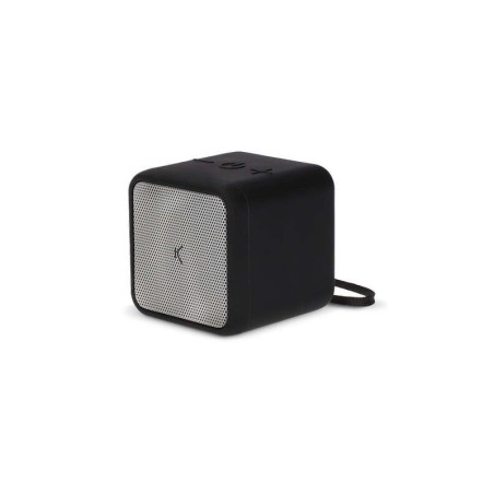 Altoparlante wireless Ksix Kubic Box con microfono - nero