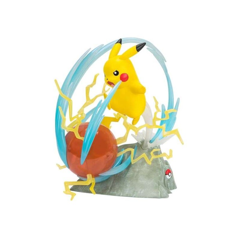 Jazwares Pokemon 25 Aniversario Pikachu - Figura de Coleccion - Iluminacion Deluxe - Altura 33cm aprox. Jazwares Pokemon 25 Aniversario Pikachu - Figura de Coleccion - Iluminacion Deluxe - Altura 33cm aprox.