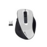 Mouse USB wireless NGS Bow 1600 dpi - 4 pulsanti - Utilizzo per destrimani - Colore bianco/nero