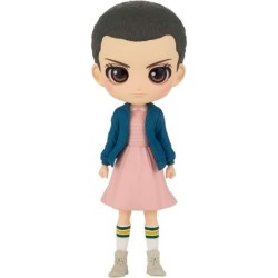 Banpresto Stranger Things Q Posket Eleven Vol 1 - Figura da collezione - Altezza 13 cm circa. - Realizzato in PVC e ABS