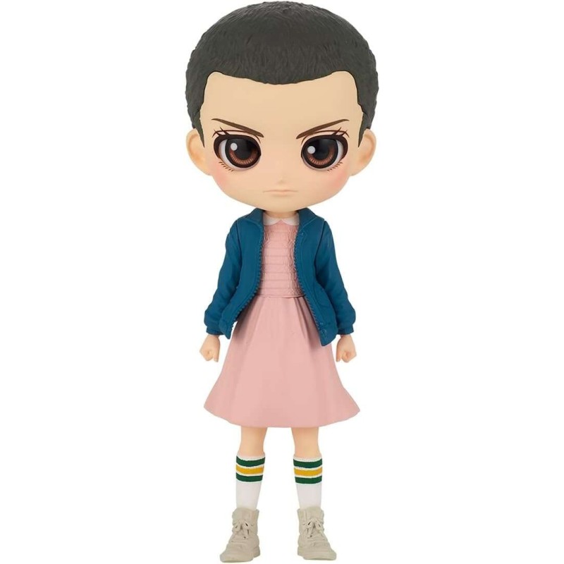 Banpresto Stranger Things Q Posket Eleven Vol 1 - Figura da collezione - Altezza 13 cm circa. - Realizzato in PVC e ABS Banpresto Stranger Things Q Posket Eleven Vol 1 - Figura da collezione - Altezza 13 cm circa. - Realizzato in PVC e ABS