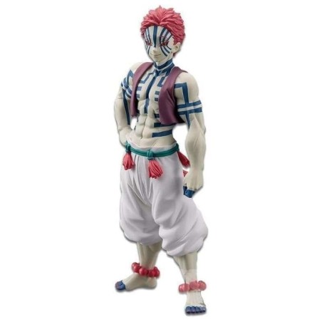 Banpresto Demon Slayer Kimetsu No Yaiba Akaza Vol. 4 - Figura da collezione - Altezza 17 cm circa. - Realizzato in PVC e ABS