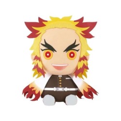 Banpresto Demon Slayer Kimetsu No Yaiba Kyojuro Rengoku - Peluche grande - Altezza 32 cm circa.