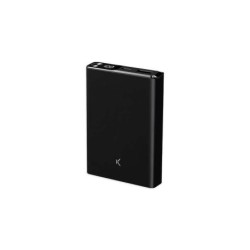 Ksix Powerbank Magsafe 10000mAH 22,5W PD + 15W Wireless + cavo da USB-A a USB-C - Nero