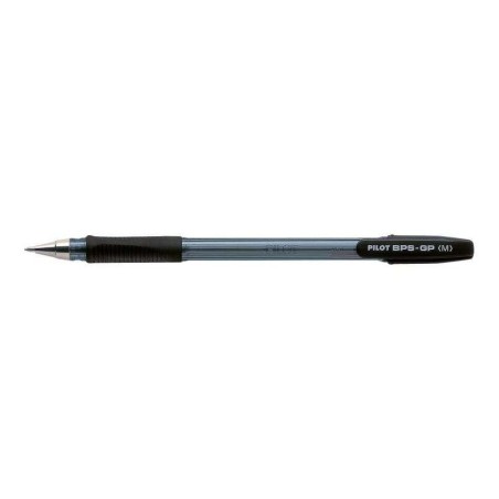 Penna a sfera Pilot BPS-GP - Ricaricabile - Punta media da 1 mm - Tratto 0,25 mm - Colore nero 12pz 12pz
