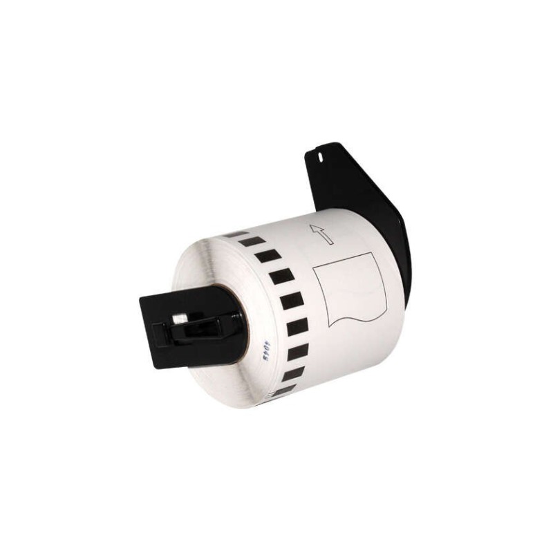 Brother DK22113 - Etichette generiche personalizzate - Larghezza 62 mm x 15,24 metri - Testo nero su sfondo trasparente Brother DK22113 - Etichette generiche personalizzate - Larghezza 62 mm x 15,24 metri - Testo nero su sfondo trasparente
