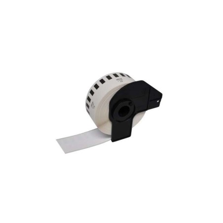 Brother DK22210 - Etichette generiche personalizzate - Larghezza 29 mm x 30,48 metri - Testo nero su sfondo bianco
