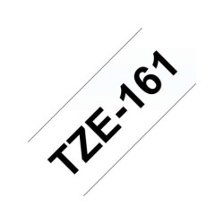 Nastro per etichette laminato generico Brother TZe161 - Testo nero su sfondo trasparente - Larghezza 36 mm x 8 metri