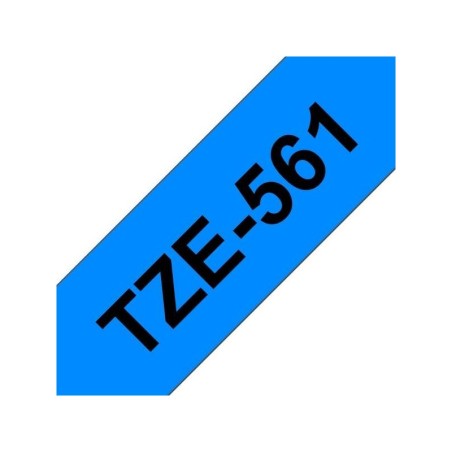 Brother TZe561 Cinta Laminada Generica de Etiquetas - Texto negro sobre fondo azul - Ancho 36mm x 8 metros