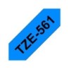 Nastro per etichette laminato generico Brother TZe561 - Testo nero su sfondo blu - Larghezza 36 mm x 8 metri