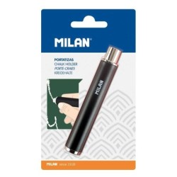 Portagesso meccanico Milan per gessetti rotondi - 10 cm x 1,6 cm - Colore nero