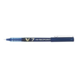 Pilot Boligrafo de Tinta Liquida V7 HI-Tecpoint Rollerball - Punta Fina de Aguja 0.7mm - Trazo 0.5mm - Color Azul