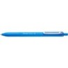 Penna a sfera retrattile Pentel iZee - Punta da 0,7 mm - Corsa da 0,35 mm - Clip in metallo - Colore azzurro 12pz 12pz