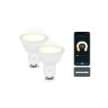 Ksix Confezione da 2 Lampadine Smartled Smart - CCT - 5.5W - GU10