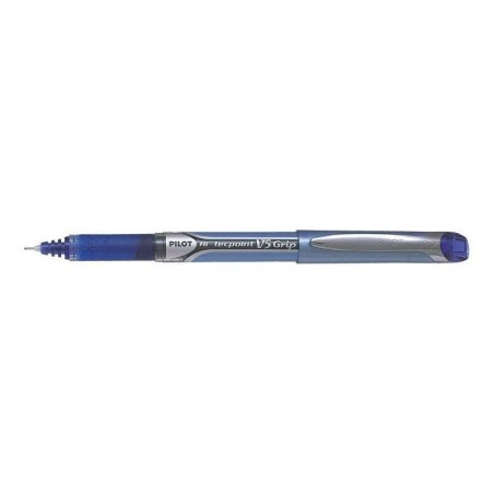 Pilot Boligrafo de Tinta Liquida Hi-Tecpoint V5 Grip - Punta Fina de Aguja 0.5mm - Trazo 0.3mm - Color Azul