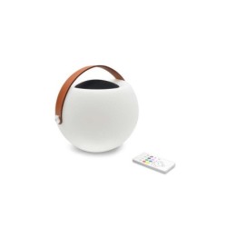 Lampada a bolle Ksix con altoparlante - Fino a 7 colori - Telecomando - Bluetooth - Bianca