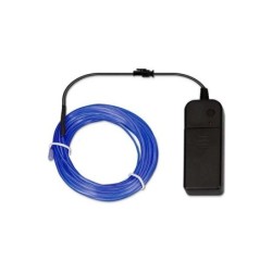 Striscia LED al neon Ksix - Tagliabile - 3 modalità di illuminazione - Lunghezza 5 m - Colore blu